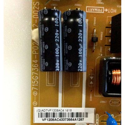 KIT DE TARJETAS TV VIZIO / MAIN 756TXFCB06K0010 715G7740-M01-B00-005T / T-CON 1074A 47-6021051 / FUENTE ADTVF1208AC4 715G7364-P02-002-002S / PANEL TPT315B5-FHBN0.K REV:S49P2E / MODELO E32-D1 LTTUUEAS - Imagen 2